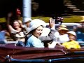 Queen Elizabeth - Visit of Melbourne, Australia 1954 - [UNSEEN RARE COLOUR 8mm FOOTAGE]