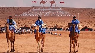 مهرجان طانطان festival tantan (فرقة الركبة الزاكورية) من ساحة السلم والتسامح