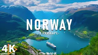 Norway 4K - Relaxing Music With Beautiful Natural Landscape - Amazing Nature