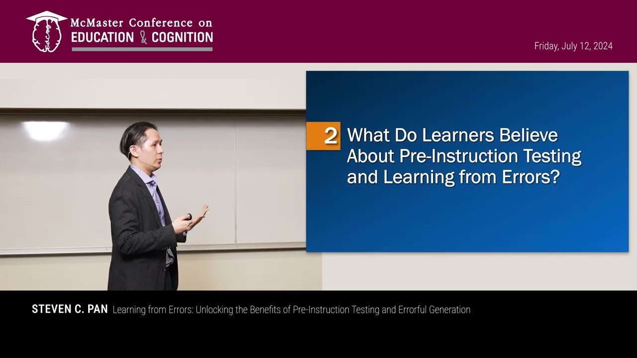 Steven C. Pan - EdCog 2024