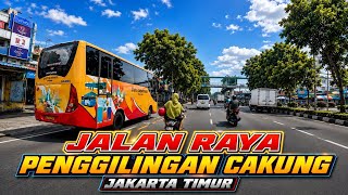 SUASANA SIANG HARI JALAN PENGGILINGAN CAKUNG JAKARTA TIMUR