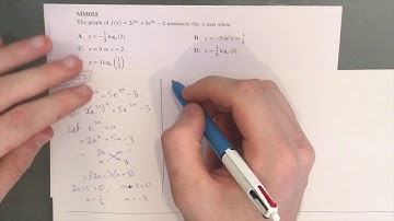 MM052 Maths Methods Fortify Study Guide - "How to solve an exponential quadratic"