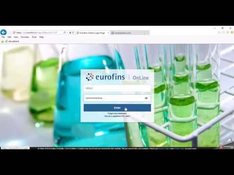 Eurofins OnLine (EOL) - Guide to submit your sample & view/download the analytical reports using EOL