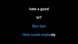 Beth McCarthy "Good Bi " Karaoke 
