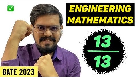 The BEST Strategy for 13/13 in Engineering Mathematics GATE 2023 🔥