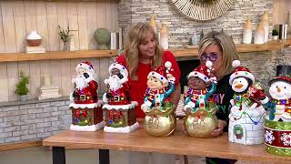 Kringle Express Indoor/Outdoor Popping Out Character Collection on QVC