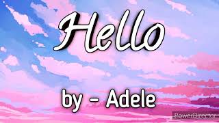 Hello - Adele