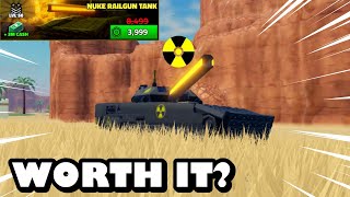 IS THE NEW NUKE TANK WORTH THE ROBUX IN ROBLOX MILITARY TYCOON?