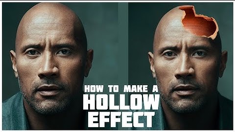 Hollow Head Effect in Photoshop : Fast And Quick