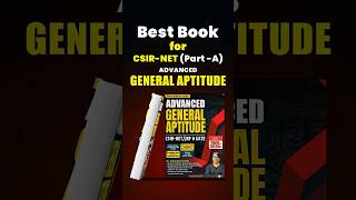 Best General Aptitude Book for CSIR NET &amp; GATE | Advanced General Aptitude By GP SIR
