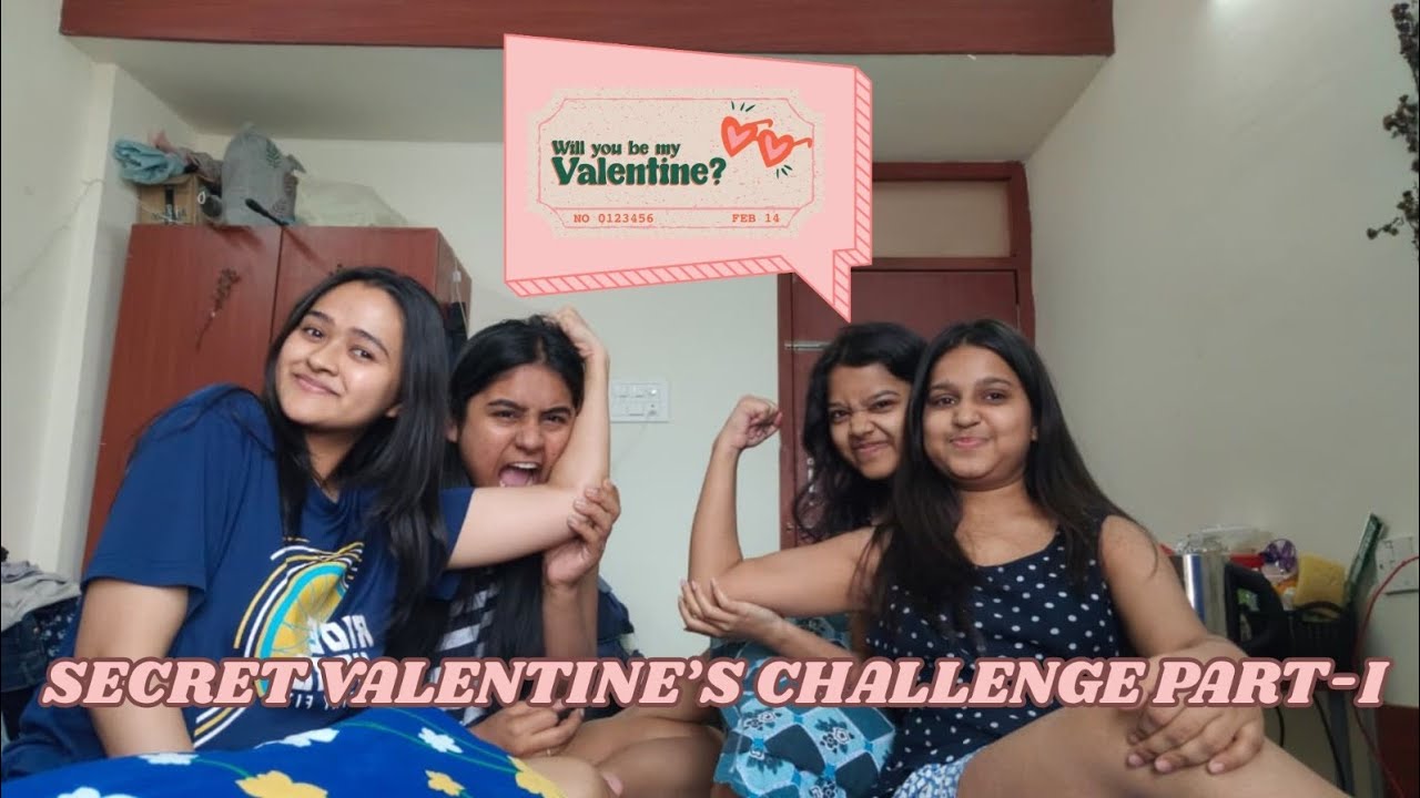 SECRET VALENTINE'S CHALLENGE PART-1 *chaotic* *surprised* 