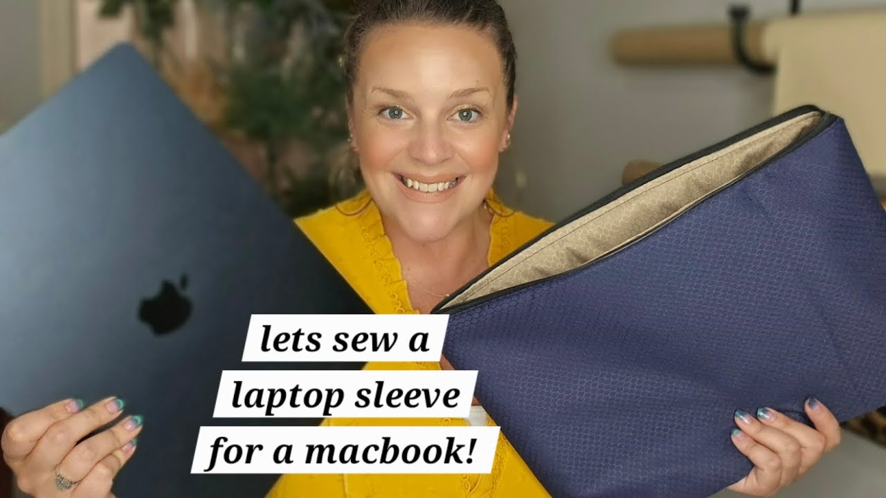 JOIN ME as we sew up a laptop sleeve for my teenage son! Can we fit a macbook?! Beginner friendly!