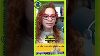 Exercendo o cargo de senador