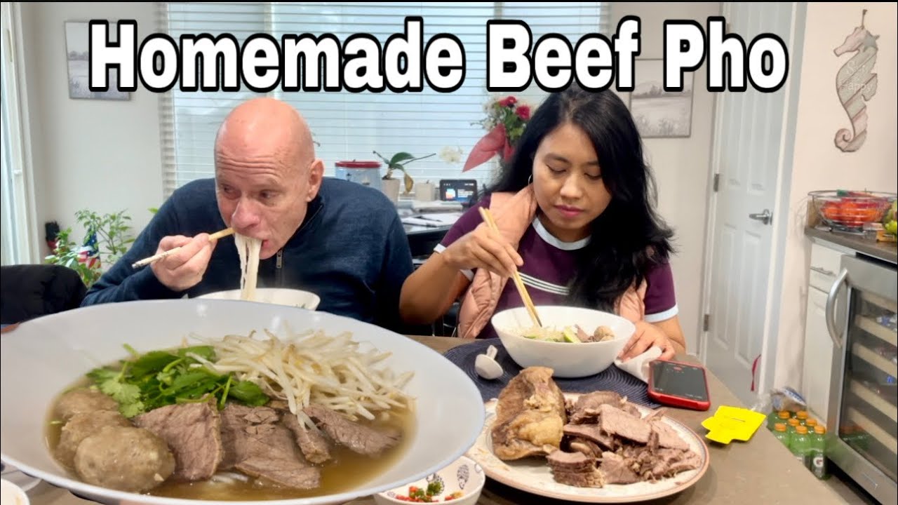 Pak Hayes sampai bersih kuahnya😍Recook Homemade Beef Pho Ala Saya 