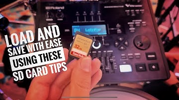 Roland TD-50X - Easy SD Card Tips!