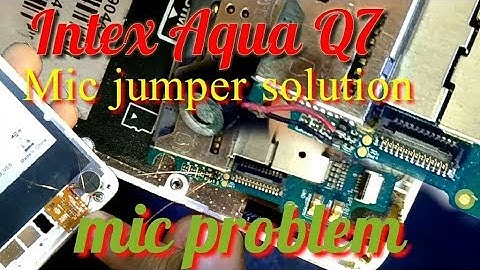intex aqua q7 mic jumper // Mic Problem Solution || Mic Ways Jumper Solution ||