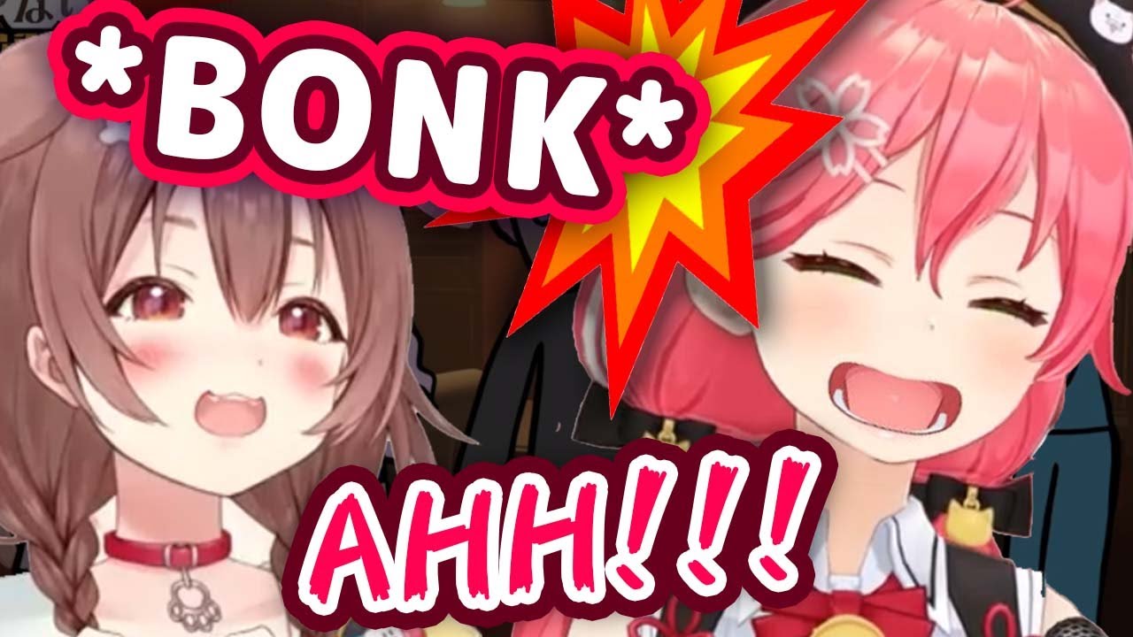 Korone and Miko Smacking Each Other With a Bat During Stream Sounds So HiILARIOUS 【ENG Sub/Hololive】