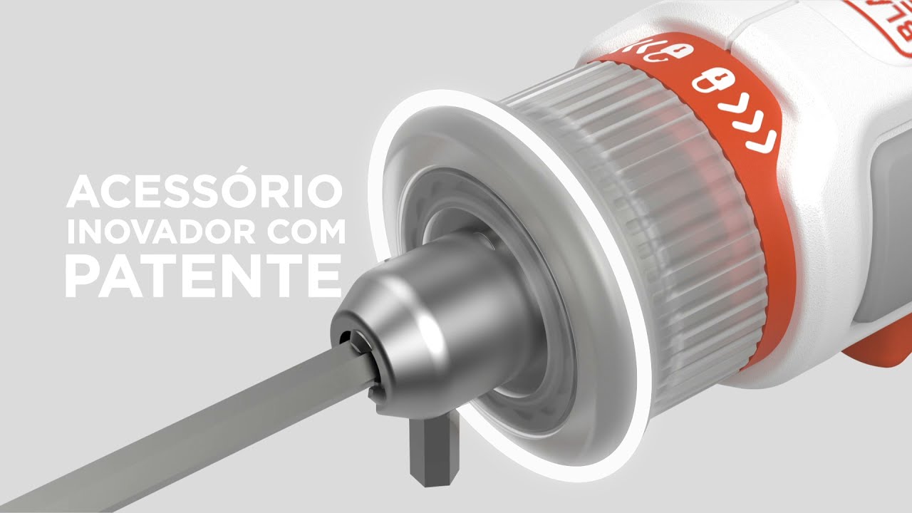 Parafusadeira Monta Móveis Hexdriver BLACK+DECKER BCRTA601