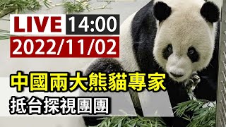 【完整公開】LIVE  中國兩大熊貓專家 抵台探視團團