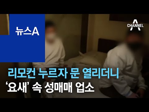   리모컨 누르자 문 열리더니 요새 속 성매매 업소 뉴스A