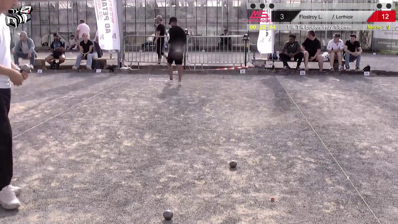 Miniature : Pétanque 2025: T & T 4 boules PC Huy, 1/4 de finale