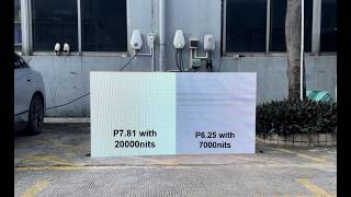 P7.81 20000nits outdoor under sunshine comparation