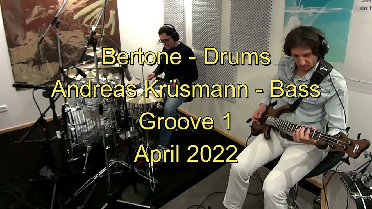 Groove 1, Drums, Bass, Bertone, Andreas Krüsmann, Musikschule Laufental-Thierstein
