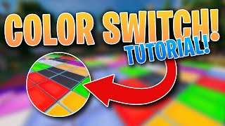 How to make COLOR SWITCH in Fortnite Creative! screenshot 1
