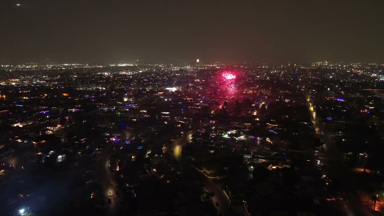 New Years Eve 12:00am Mesa AZ in the rain !