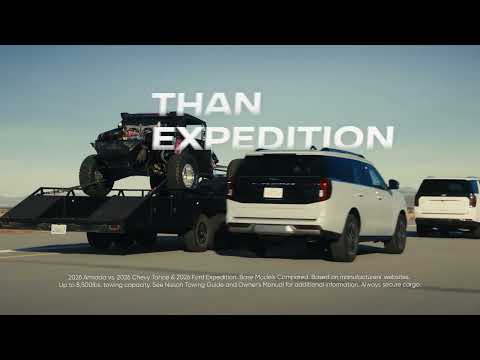 2026 Nissan Armada - It handles all your toys.