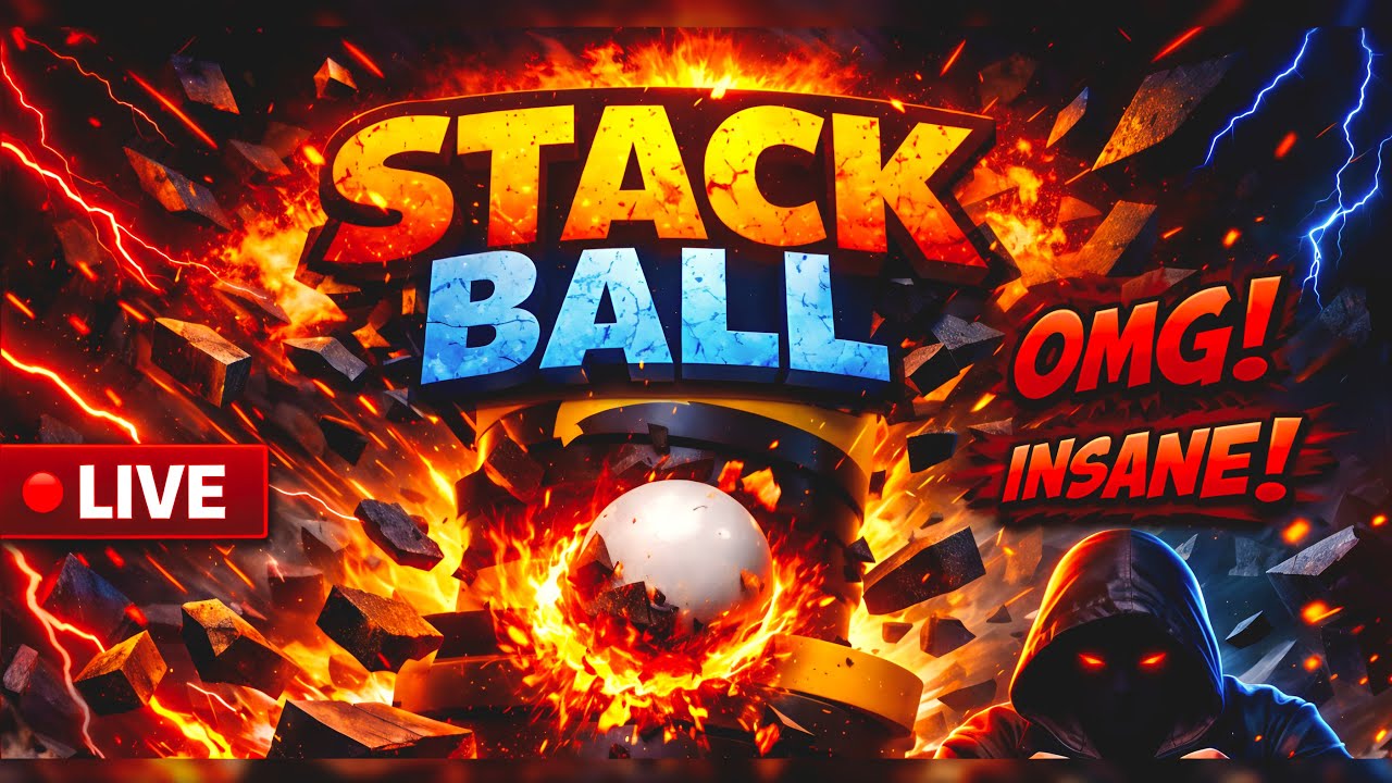 Stack Ball LIVE Part 88 🔴 Non-Stop Speed Break Challenge 🎮