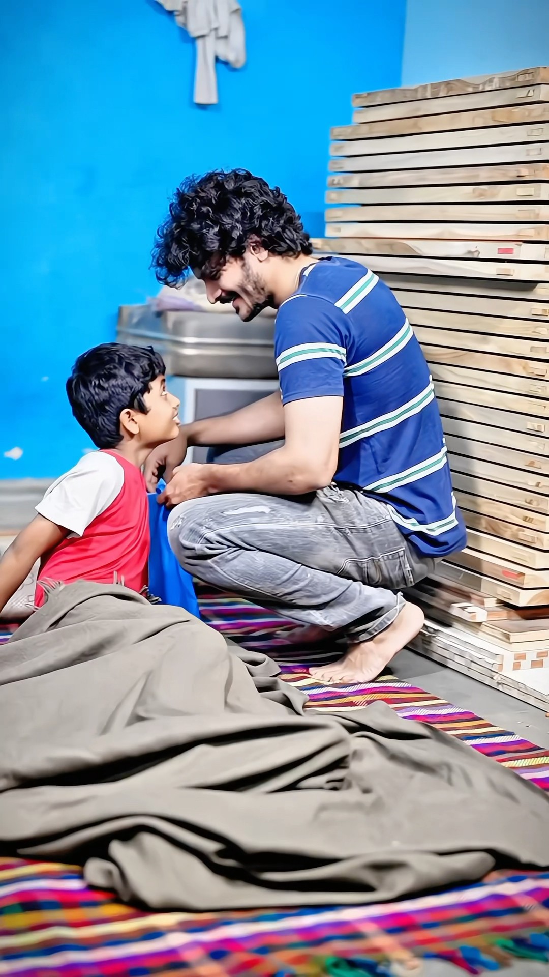 A father can do anything for his child,…? #azmaik #reality #humanity #hearttouching #emotional