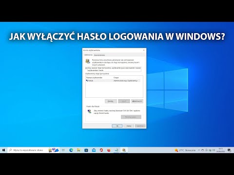 ? Jak wyłączyć hasło logowania do konta w Windows? ?