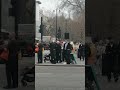 Archbishop of Canterbury Justin Welby walking among the people London