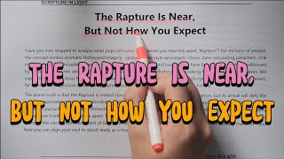The Rapture Is Near, But Not How You Expect: The Truth Revealed | Rapture The Rapture Is Near, But Not How You Expect: The Truth Revealed | Rapture