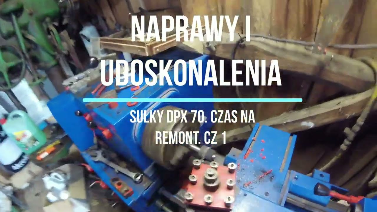 Naprawy i Udoskonalenia. Sulky DPX 70. Pora naprawy i spawania. Cz 1.
