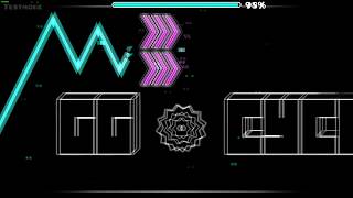 GEOMETRY DASH | OLD SONIC WAVE 76-100% (4 TIMES IN A ROW!!!) | PROGRESS #2 | 144 Hz