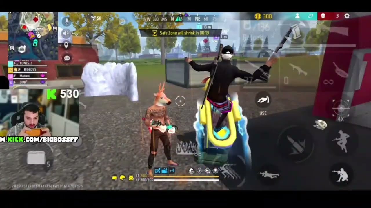 Free fire bigboss joko force elite league day 1🦌☠️☠️ فري فاير بطولة المنتخبات