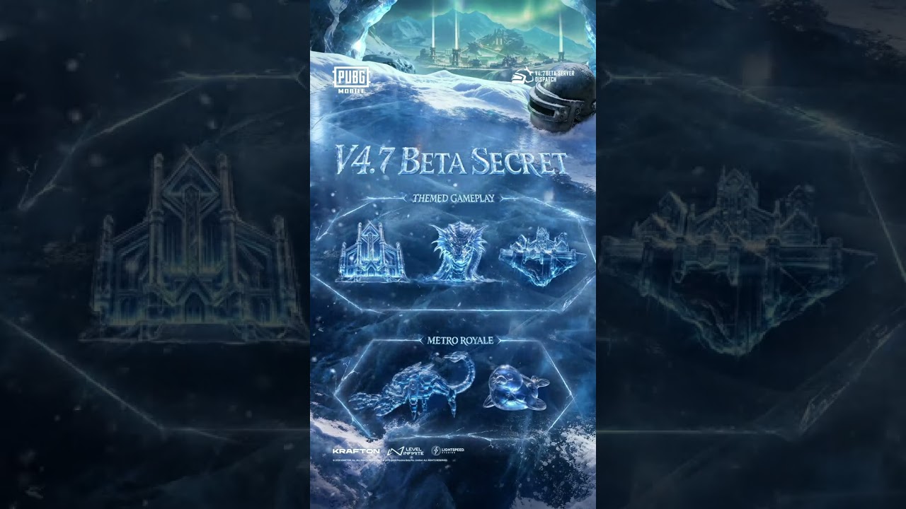 Infografis V4.7 Beta Secret PUBG Mobile: themed gameplay Nordik dan update Metro Royale