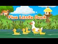 Five little ducks  kids songs   poon poon tv  nursery rhymes  kids songs