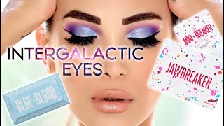 Jeffree Star Cosmetics Jawbreaker Mini Breaker Blue Blood Tutorial - Intergalactic Eyeshadow