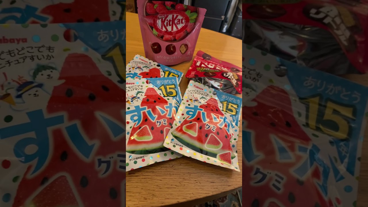 Japanese Munchies 🍉🍓🍫👌