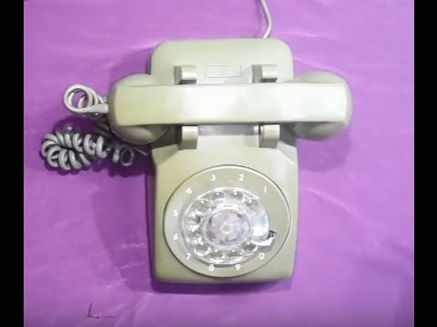 ÇEVİRMELİ KLASİK TELEFON  NOSTALJİ - DIAL-UP TELEPHONE NOSTALGIA