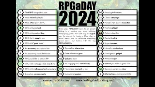 RPG a Day 2024 Days 25-31 @rontalkstabletop