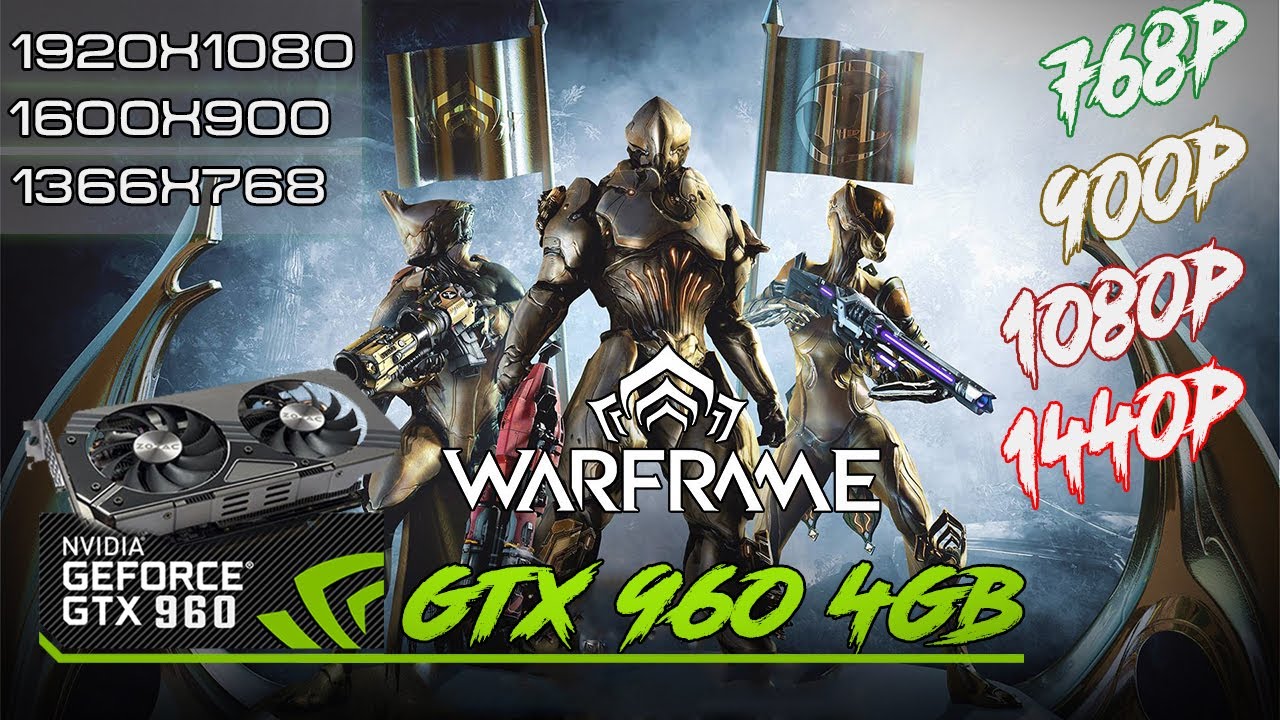 Warframe Benchmark - Gtx 960 4GB - QHD / FHD / HD Teste De Fps - Axeus