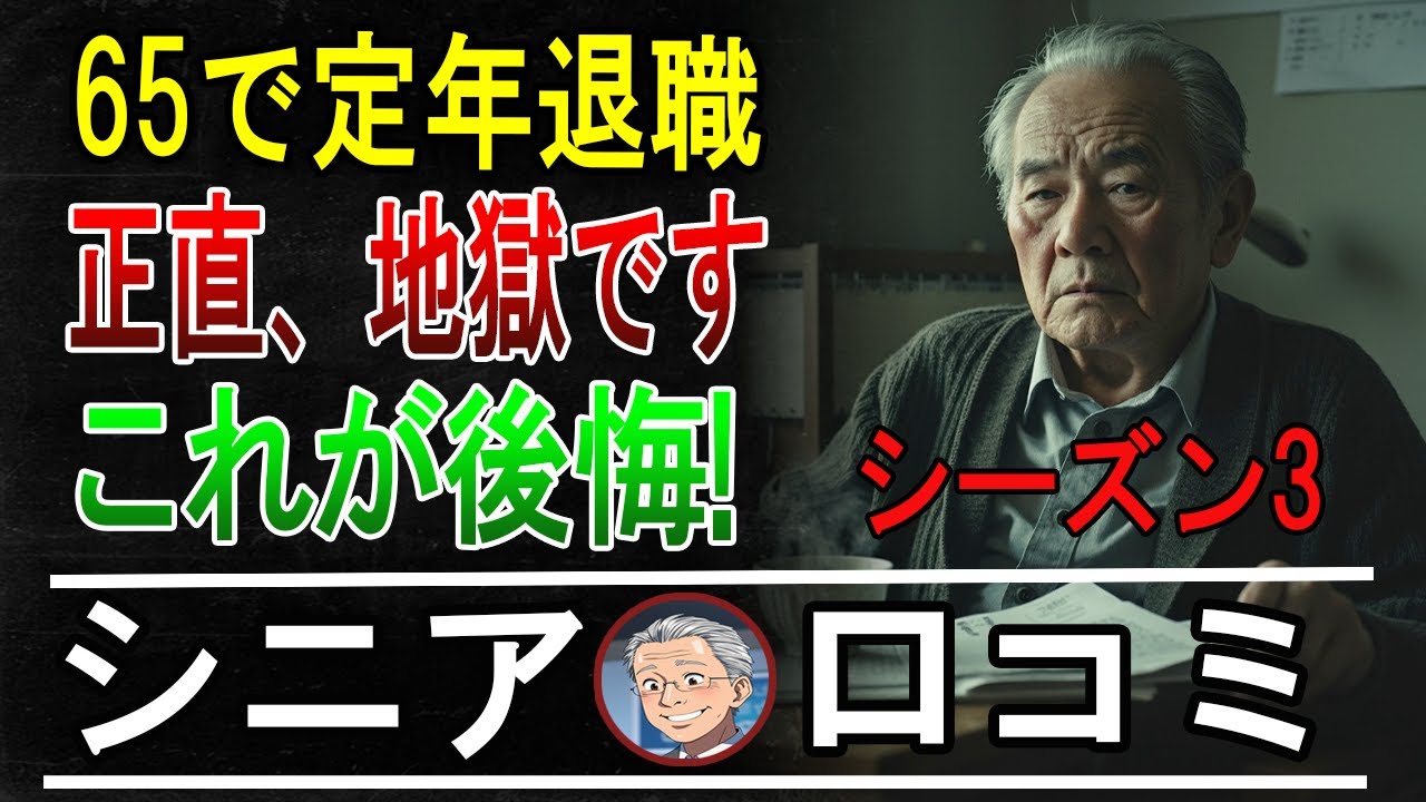 【定年退職】65歳から無職になるシニアの後悔…リアルな口コミ30選をご紹介【パート３】