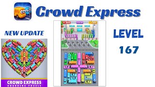 Crowd Express Level 167 Walkthrough 🚦 | Step-by-Step Solution | Go Answer