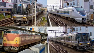 【高速入線・高速通過連発！】JR西日本 京都線 高槻駅  列車発着・通過集