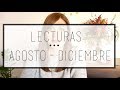 LECTURAS | AGOSTO-DICIEMBRE 2018