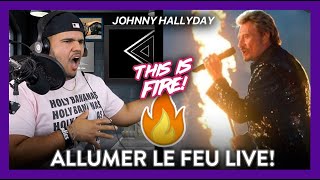 Johnny Hallyday Allumer Le Feu LIVE! (BANANAS ARE ON FIRE!) | Dereck Reacts